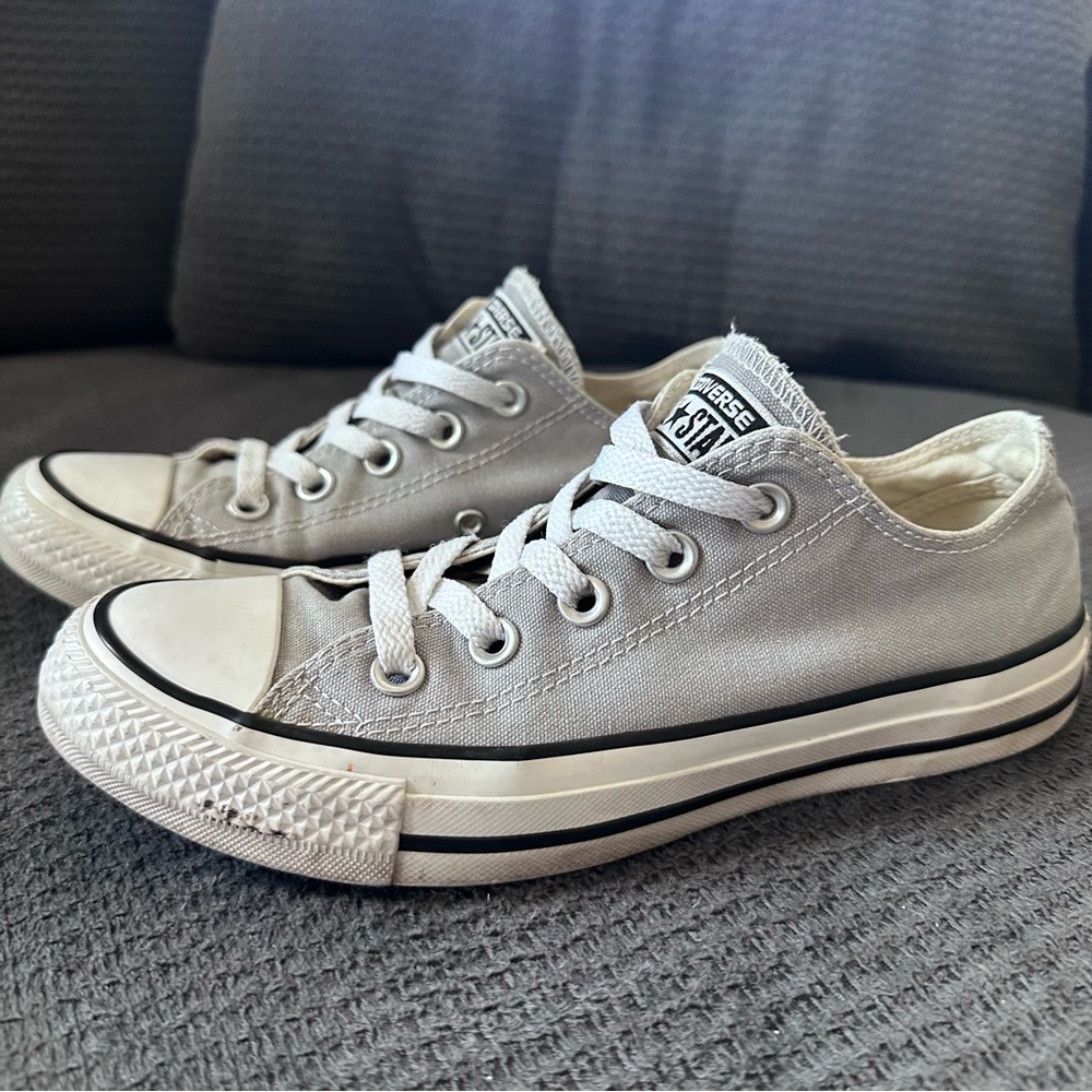 Converse Gray Chuck Taylor All-Star Sneakers 6 - Picture 2 of 8
